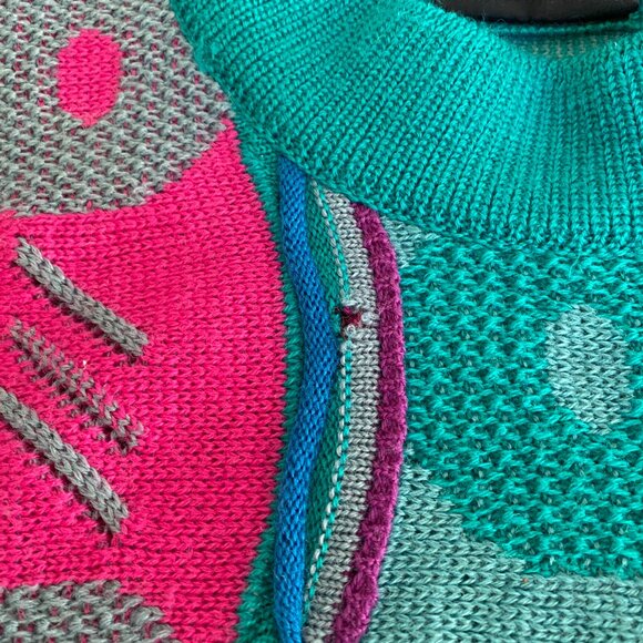 Vintage Wool Sweater Lot Bundle (3) - COOGI, Nils, Obermeyer Sport - Picture 5 of 16